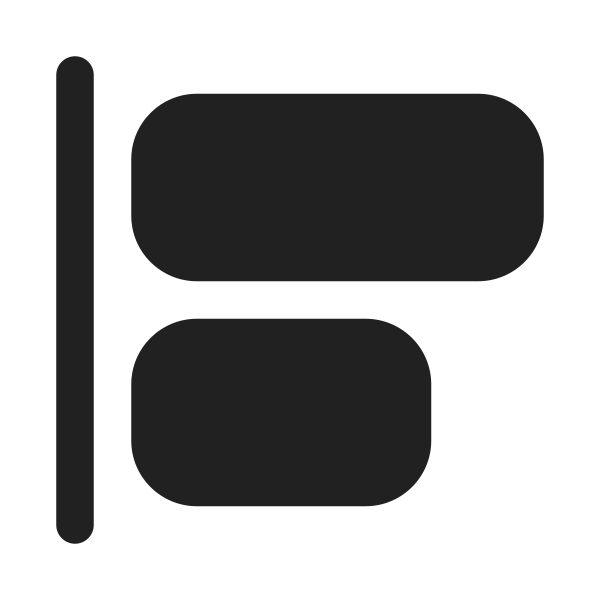 Ic Fluent Align Left 32 Filled