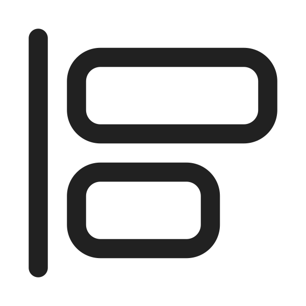 Ic Fluent Align Left 32 Regular