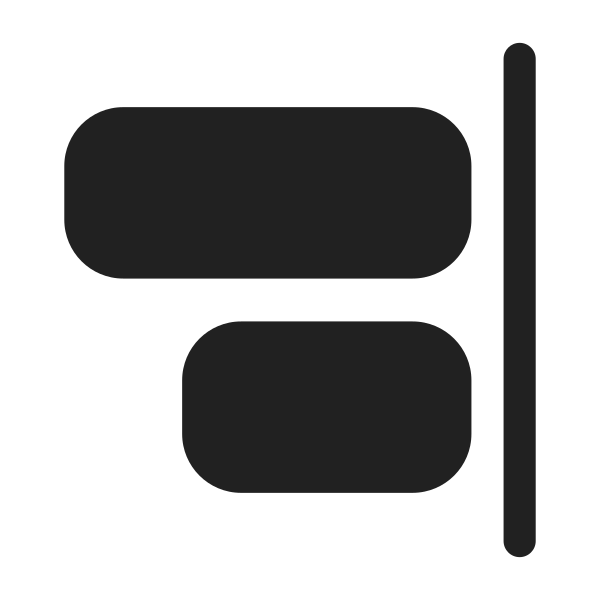 Ic Fluent Align Right 28 Filled