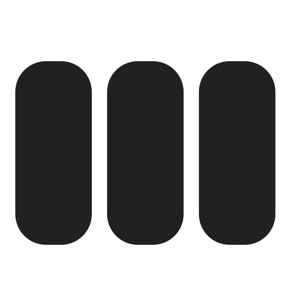 Ic Fluent Align Space Evenly Horizontal 20 Filled