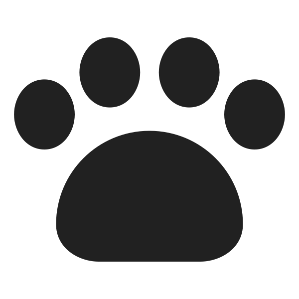 Ic Fluent Animal Paw Print 16 Filled