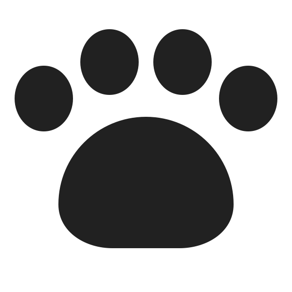 Ic Fluent Animal Paw Print 20 Filled