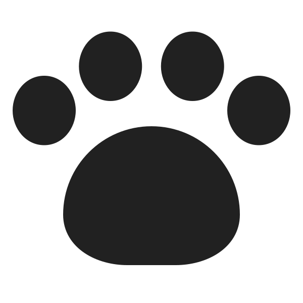 Ic Fluent Animal Paw Print 24 Filled