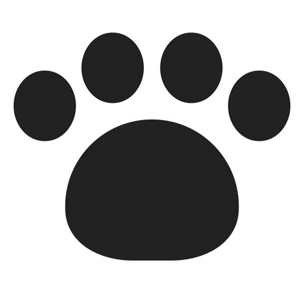 Ic Fluent Animal Paw Print 28 Filled