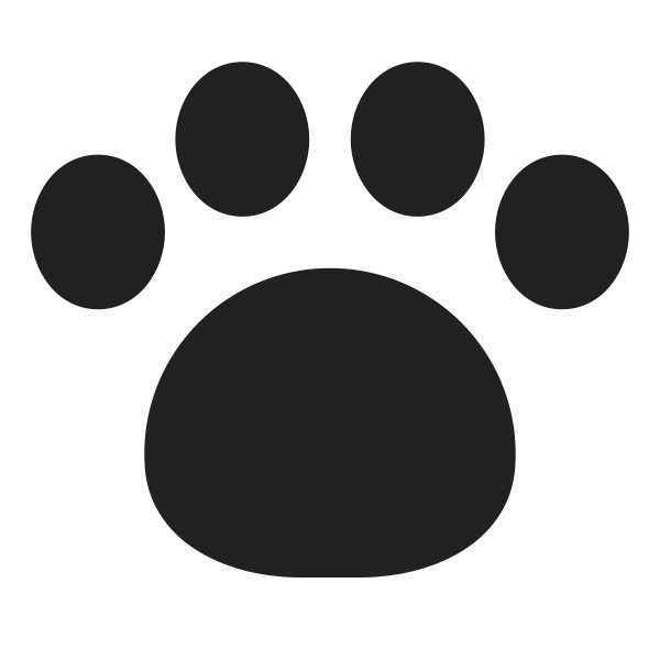 Ic Fluent Animal Paw Print 32 Filled
