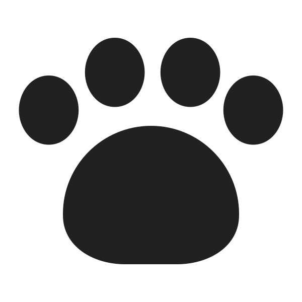 Ic Fluent Animal Paw Print 48 Filled
