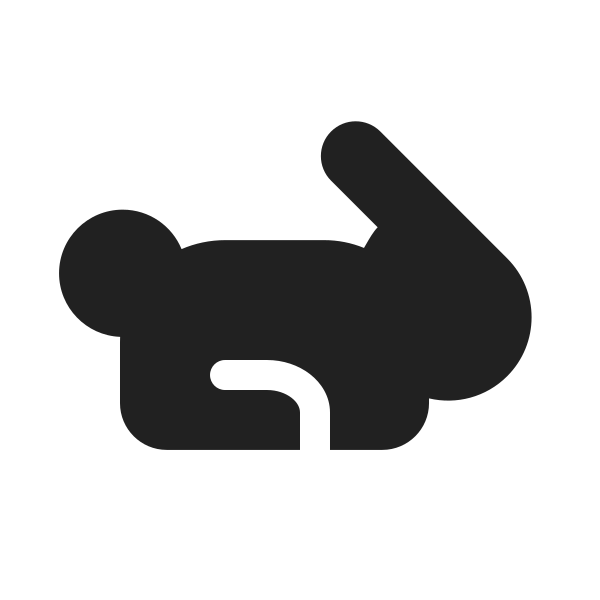 Ic Fluent Animal Rabbit 20 Filled