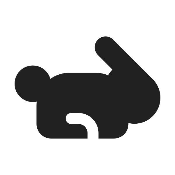 Ic Fluent Animal Rabbit 24 Filled