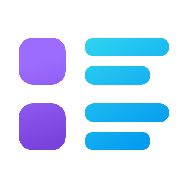 Ic Fluent Apps List Detail 20 Color