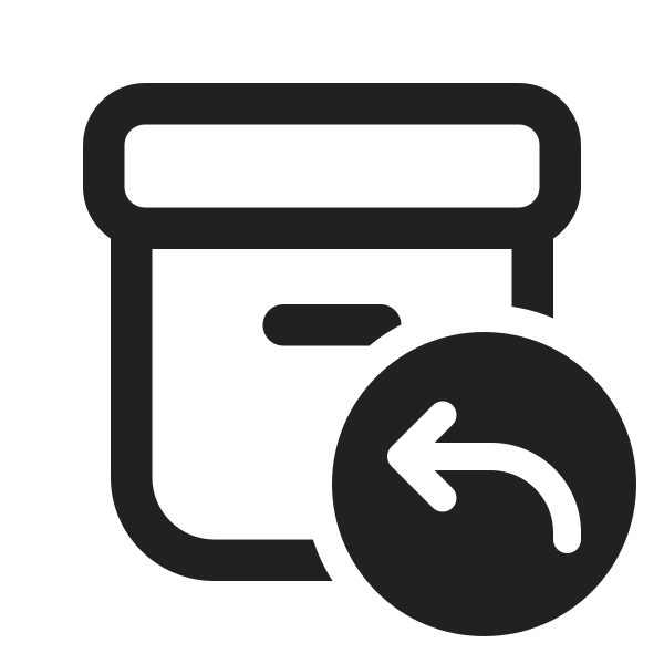 Ic Fluent Archive Arrow Back 24 Regular