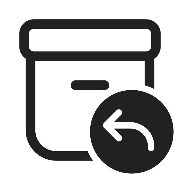 Ic Fluent Archive Arrow Back 28 Regular
