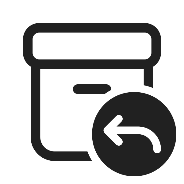 Ic Fluent Archive Arrow Back 48 Regular