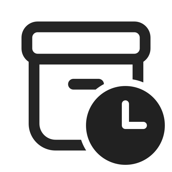 Ic Fluent Archive Clock 24 Regular