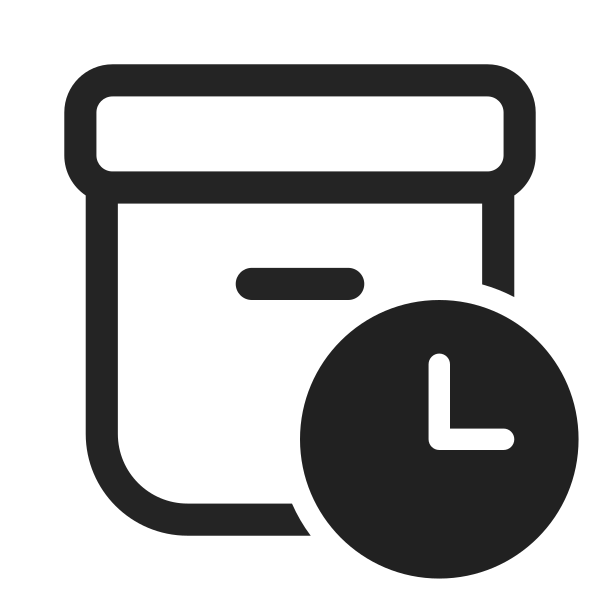 Ic Fluent Archive Clock 28 Regular