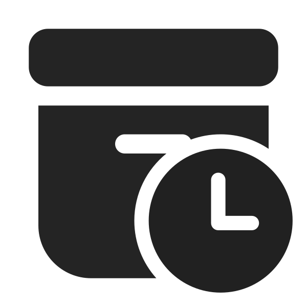 Ic Fluent Archive Clock 32 Filled
