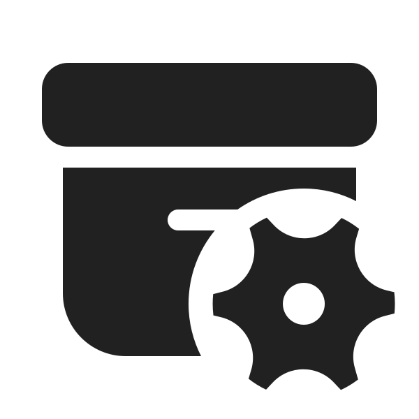 Ic Fluent Archive Settings 20 Filled