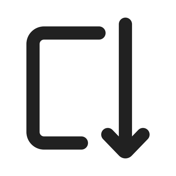 Ic Fluent Arrow Autofit Down 20 Filled