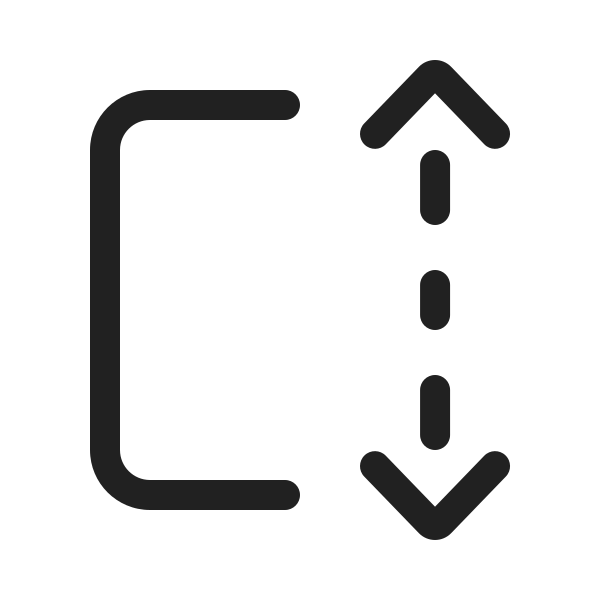 Ic Fluent Arrow Autofit Height Dotted 20 Regular