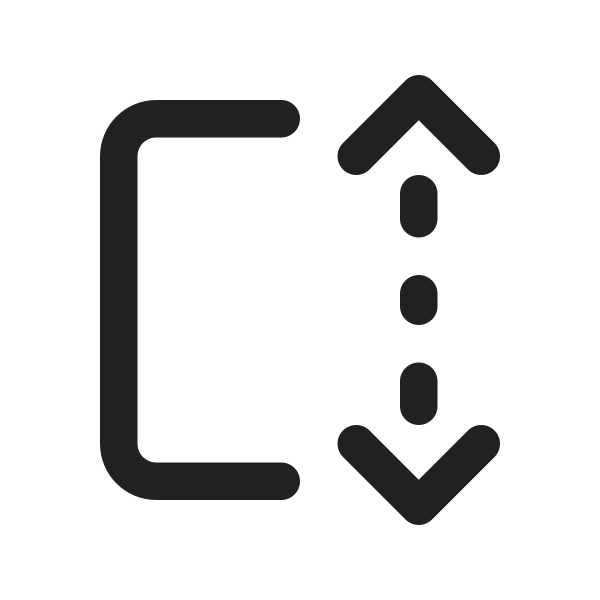 Ic Fluent Arrow Autofit Height Dotted 24 Regular