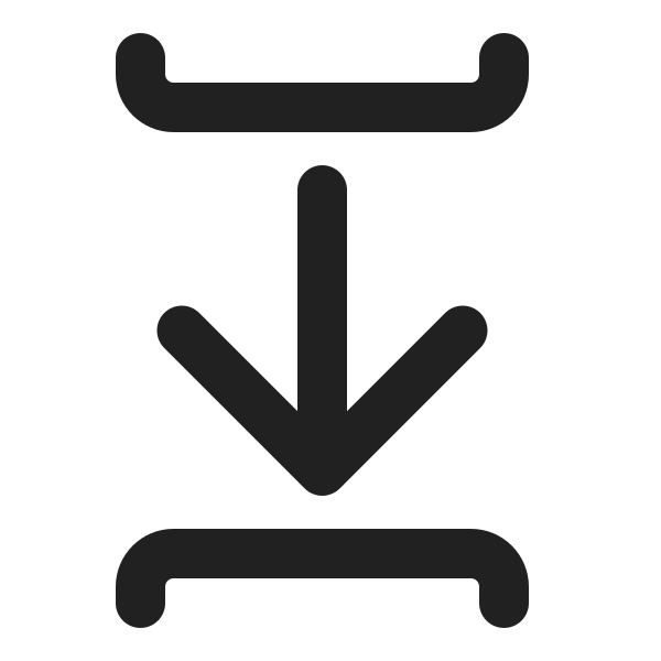 Ic Fluent Arrow Between Down 20 Filled