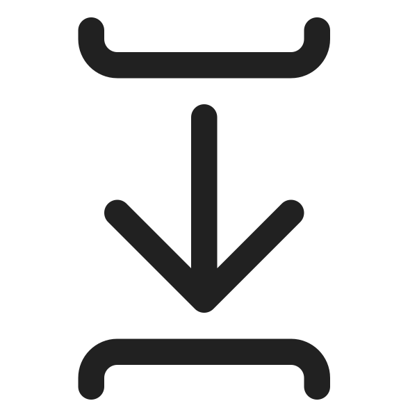 Ic Fluent Arrow Between Down 24 Regular