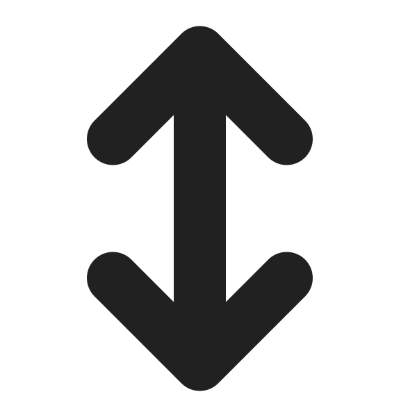 Ic Fluent Arrow Bidirectional Up Down 12 Filled