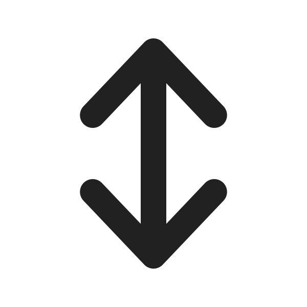 Ic Fluent Arrow Bidirectional Up Down 24 Filled