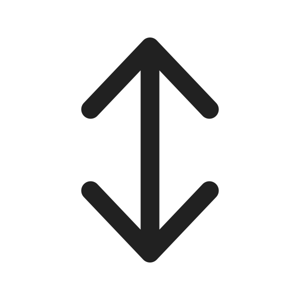 Ic Fluent Arrow Bidirectional Up Down 24 Regular