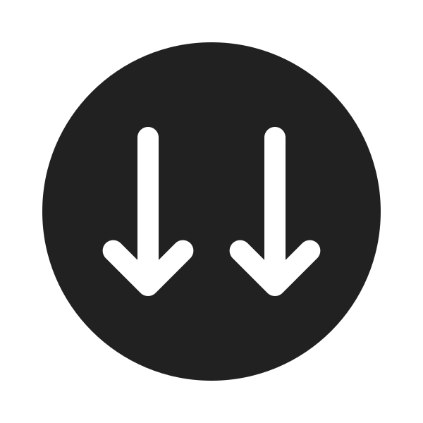 Ic Fluent Arrow Circle Down Double 20 Filled