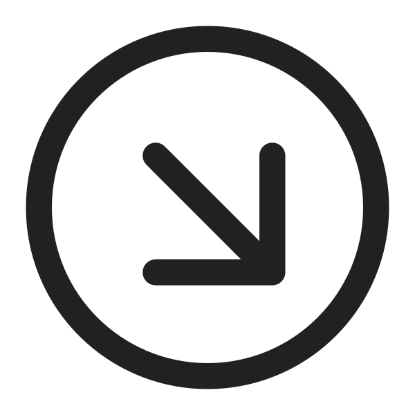 Ic Fluent Arrow Circle Down Right 16 Regular
