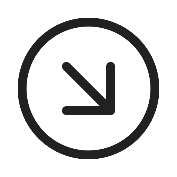 Ic Fluent Arrow Circle Down Right 20 Regular