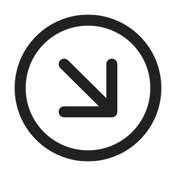 Ic Fluent Arrow Circle Down Right 24 Regular