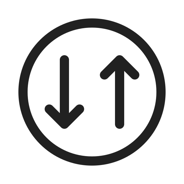 Ic Fluent Arrow Circle Down Up 20 Regular