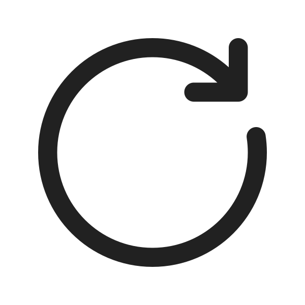 Ic Fluent Arrow Clockwise 48 Filled
