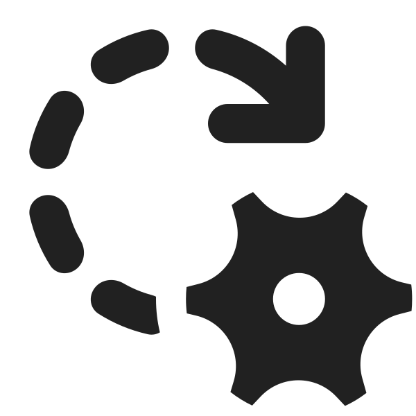 Ic Fluent Arrow Clockwise Dashes Settings 16 Filled