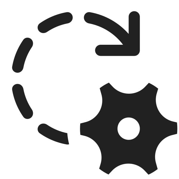 Ic Fluent Arrow Clockwise Dashes Settings 16 Regular