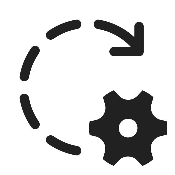 Ic Fluent Arrow Clockwise Dashes Settings 28 Regular