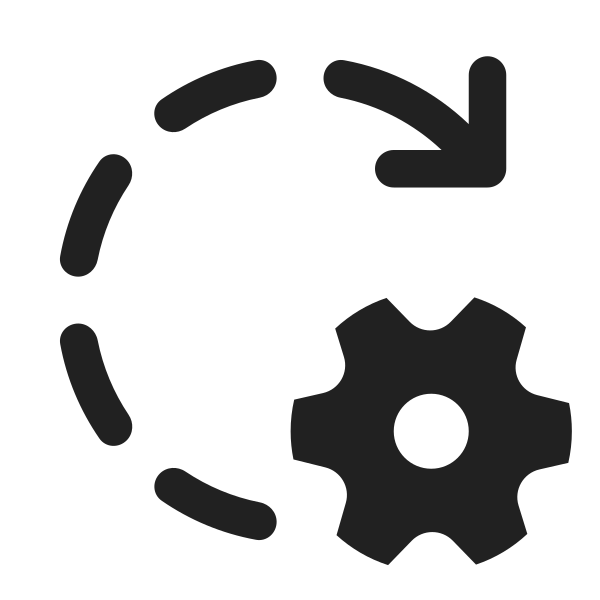 Ic Fluent Arrow Clockwise Dashes Settings 32 Regular