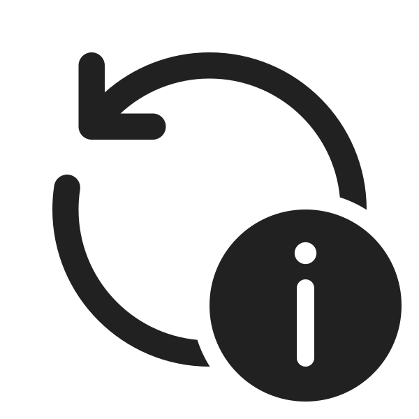 Ic Fluent Arrow Counterclockwise Info 48 Filled