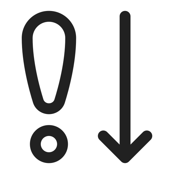 Ic Fluent Arrow Down Exclamation 16 Regular