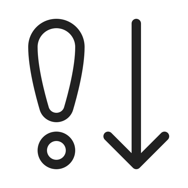 Ic Fluent Arrow Down Exclamation 20 Regular