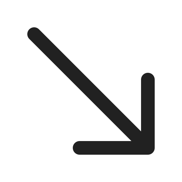 Ic Fluent Arrow Down Right 20 Filled