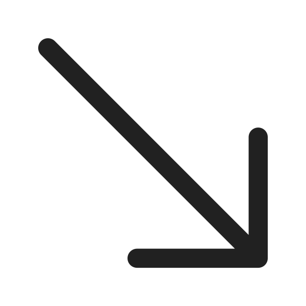 Ic Fluent Arrow Down Right 24 Regular