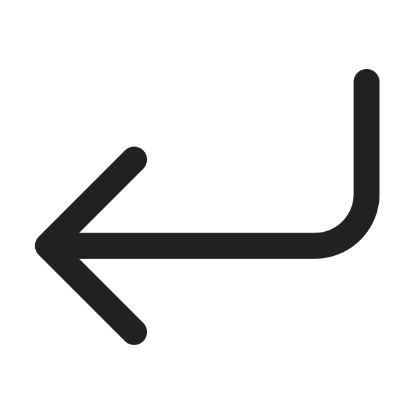 Ic Fluent Arrow Enter Left 24 Regular
