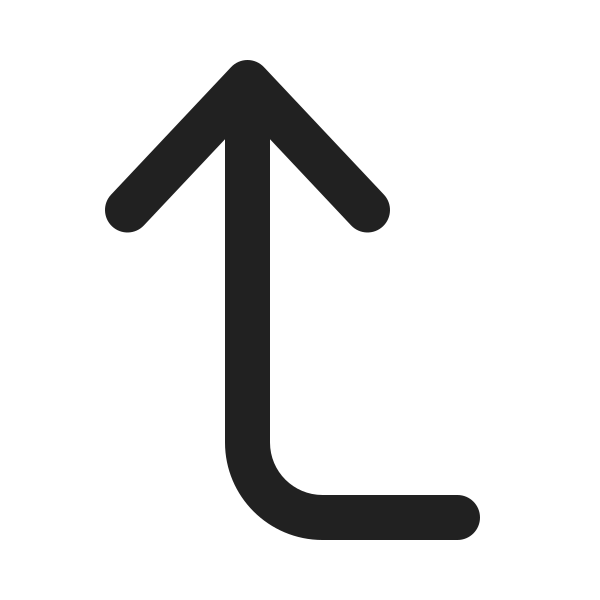 Ic Fluent Arrow Enter Up 20 Filled
