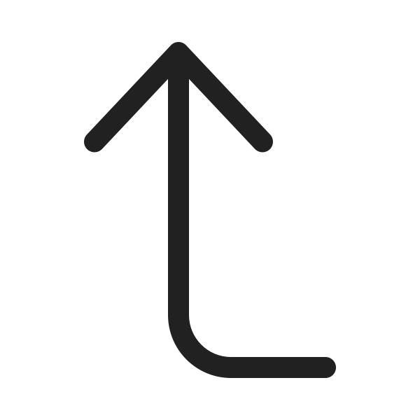 Ic Fluent Arrow Enter Up 20 Regular