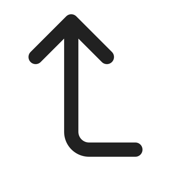Ic Fluent Arrow Enter Up 24 Filled