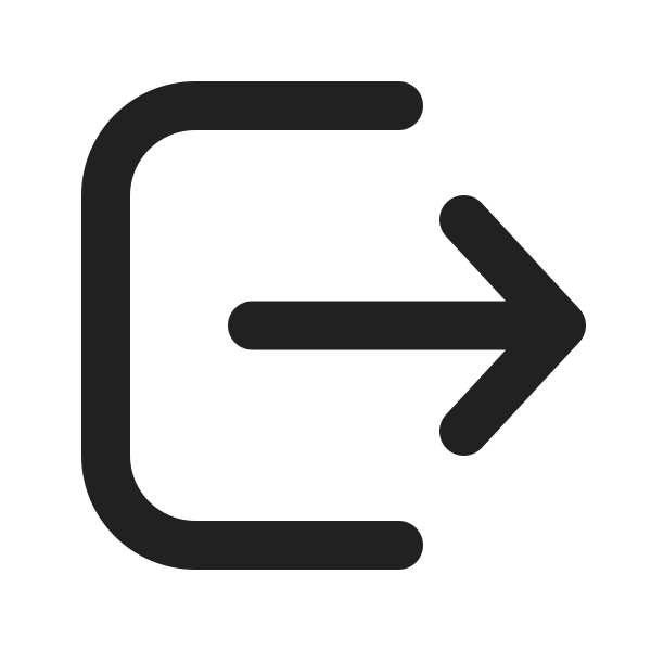 Ic Fluent Arrow Exit 20 Filled