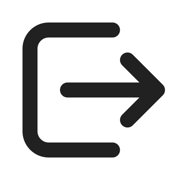 Ic Fluent Arrow Exit 24 Filled