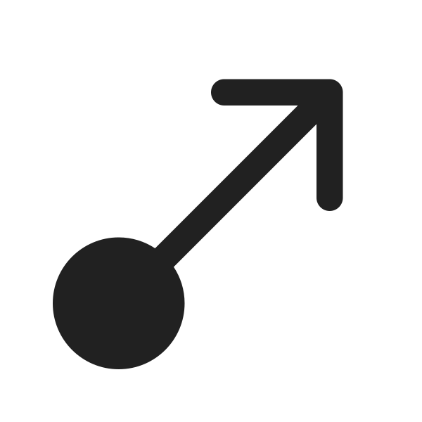Ic Fluent Arrow Flow Diagonal Up Right 16 Filled